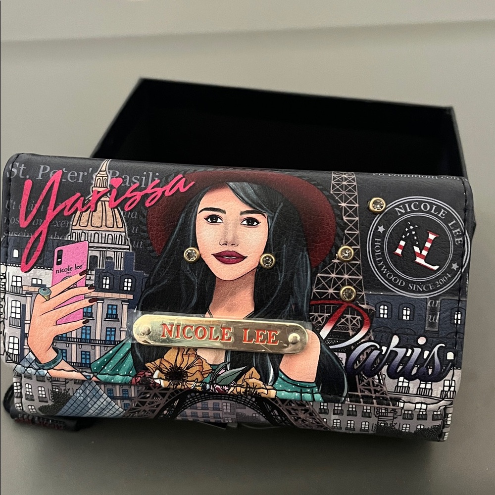 NWT Nicole Lee Multicolor Parisian Wallet